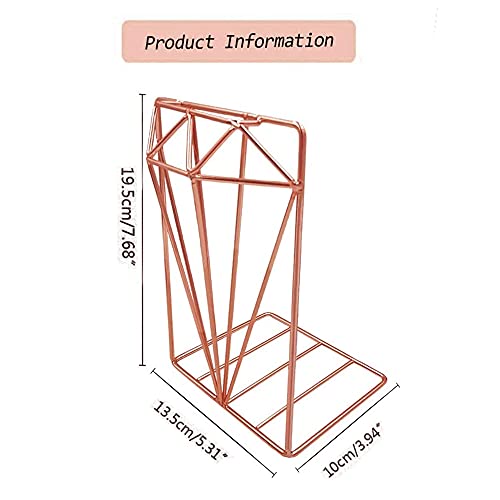 2Pcs Portalibri, Fermalibri Geometrici, Scaffali