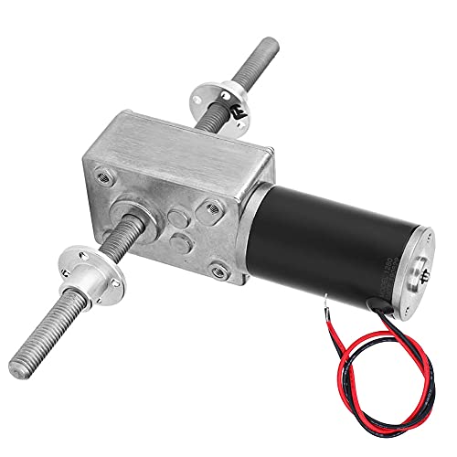 Motor de engranaje M8 con brida integrada y doble eje de rosca derecha 2