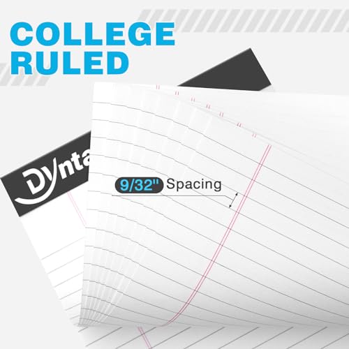 Dynta Bloco de notas legais, pequeno, 14 x 20 cm, bloco de anotações, papel branco, bloco de anotaçõ