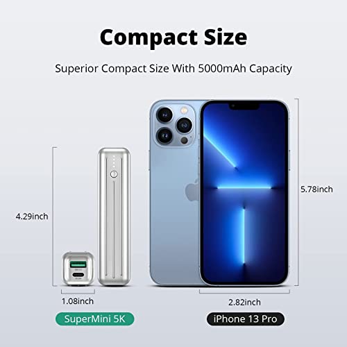 Zendure Power Bank 10000Mah Mini Portable Charger Battery Pack Pd 20W, Power Bank 5000Mah Portable Charger 20W Pd #TOP3