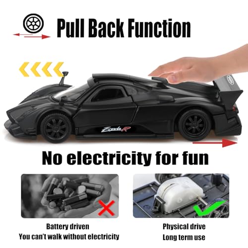 Modelo a escala 1:36 Pagani Zonda R metal Diecast miniatura 4