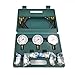 Shkalacar Hydraulic Pressure Test Kit, 25/40/60MPa 3 Gauges, 6 Test Couplings 3 Test Hose for Excavator Construction Machinery Ships Mine, Excavator Parts Coupling Hydraulic Pressure Gauge Kit