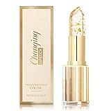 Colour Changing Lipstick - Ph Lipstick Colour Changing Lip Balm - Transfer Proof lipstick Long Lasting - Clear Gold Natural Gloss for Young & Older Women Moisturising Dry Lips Care Day and Night