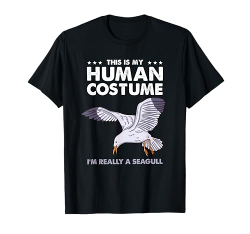 This Is My Human Costume Seagull Halloween T-Shirt