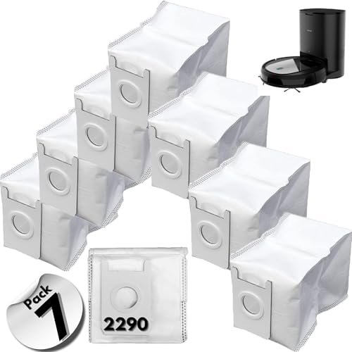 【PACK 7】Bolsas de Repuesto compatibles con la Conga 2290 - Sellado anti fugas - Suministro para 1 año // Sólo compatible con el Modelo 2290 // Gran capacidad - Mayor Durabilidad y Rendimiento