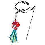 Fat Cat Crawdaddy Cat Wand Stuffed with 100% Organic Catnip Interactive Toy