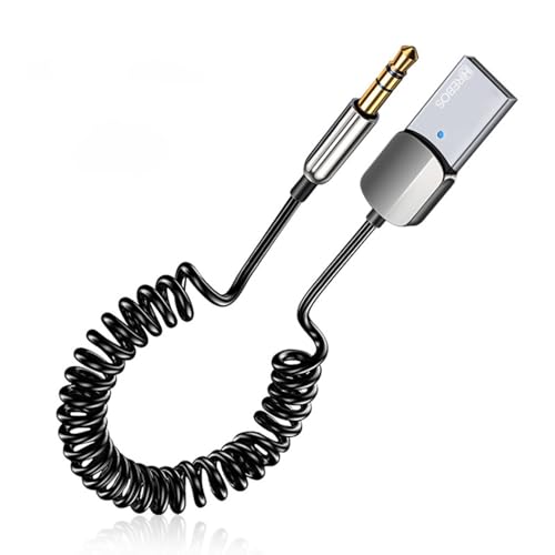 Adaptador Receptor Bluetooth Usb P2 Musica Som Chamada Carro Veicular Hrebos