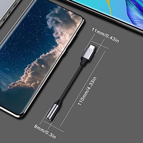 Usb C To 3.5Mm Headphone Adapter For Samsung S23 S22 Ultra S21 S20 Fe Galaxy A53 5G, Dac Chip Usb C Audio Adapter Usb Type C To Aux Dongle Converter For Oneplus 10 Pro 9 8T Pixel 7 6A 5 Ipad Pro Grey #TOP4