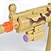 Tactical Machine Gun Toy – With Realistic Sounds LED Lights and Detachable Silencer |Military Soldier Desert Camo Role Play Toy | Costume Accessory for Kids – Maxx Action
