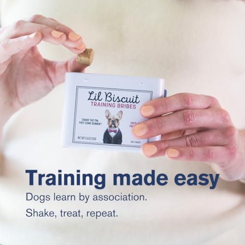 Piper Loop | Lil Biscuit Training Bribes | Pocket-Size Refillable Tin | Freeze-Dried | ~20 Treats | 100% Turkey | 0.5 oz — view 4