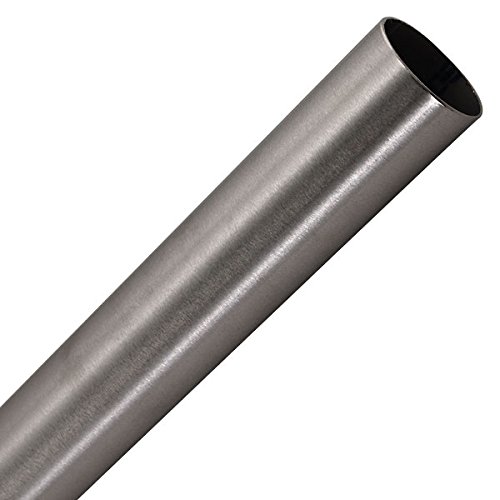 KegWorks 8' Foot Bar Foot Rail Tubing - Brushed Stainless Steel - 2