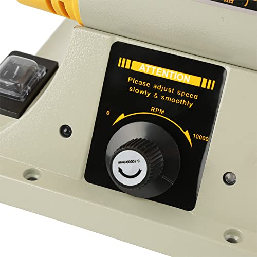 Miniatura 6 de Ejoyous Máquina Pulidora De Joyas, Amoladora De Banco, Amoladora Doble, Amoladora Eléctrica, Pulidora De Banco, Máquina Pulidora De Mesa Para Joyería 3 0-10000r Min 220v 350w, Ejoyousqye658xtk7