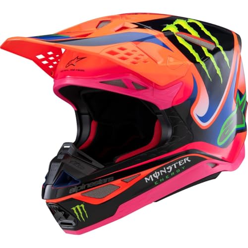 Alpinestars Casco de motocross S-M10 naranja, talla L