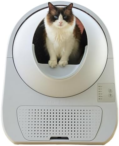 Amazon | 猫 トイレ 自動 猫 自動トイレ 「体重モニター付き・大容量9L 