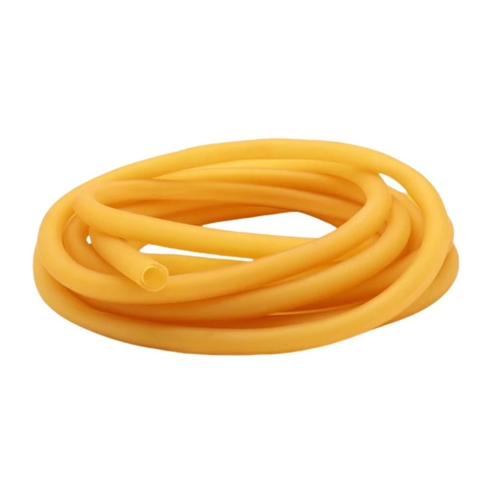 Mangueras de látex natural - Tubo amarillo de alta resistencia con correa de tracción for equipos de fitness (1/3/5 m) - 1 unidad(5metersx6mmx9mm)
