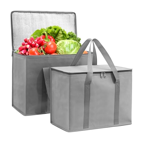 Carrywell Insulated Reusable Grocery Bags for Food