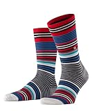 Burlington Herren Stripe M SO Socken, Blickdicht, Schwarz (Black 3001), 40-46