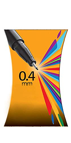 Caneta Hidrográfica BIC Intensity, 3 Cores, Ultra Fina, 0.4mm, 930191, 3 unidades