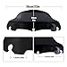 9 inch Black Wave Windshield Windscreen for Harley Electra Touring street FLHT FLHTC FLHX Tri Glide Electra Glide Street Ultra Limited 2014-2021