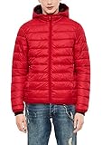 Ton-in-Ton-Nähte Q/S designed by - s.Oliver Herren 4S.995.51.2175 Langarm Jacke, Rot, Small (Herstellergröße: S)