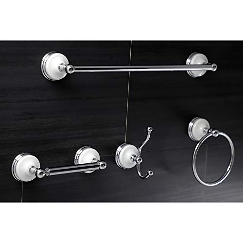 Kingston Brass Bak1112478C Victorian 4-Piece Bathroom Hardware, Polished Chrome #TOP1