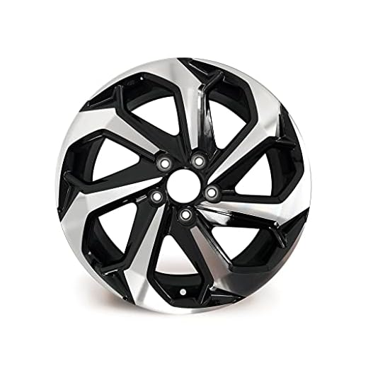 New Single 17" 17x7.5 Alloy Wheel for Honda Accord 2016 2017 Machined Black OEM Quality Replacement Rim