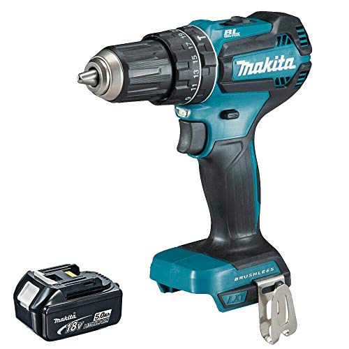 Makita DHP485Z 18V LXT Li-ion Brushless Combi Drill with 1 x 5.0Ah BL1850 Battery