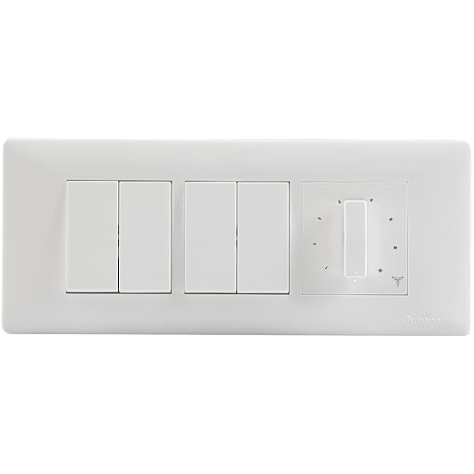 Havells Crabtree Anti Viral Switch (Athena) Combo of 6 M Plate, 10 AX