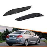 ADIIL 2PCS Smoked Lens Rear Bumper Bar Reflector Light Kit For 2016-2019 Chevrolet Cruze,Replace OEM Rear Bumper Reflectorlight light