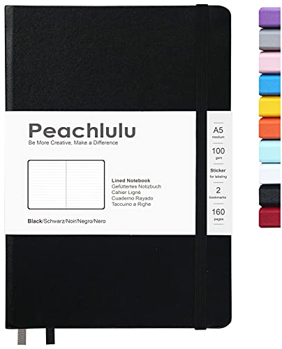Amazon | Peachlulu ノートブック クラシック ハードカバー