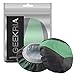 Geekria 2 Pairs Flex Fabric Headphones Ear Covers, Washable & Stretchable Sanitary Earcup Protectors for Over-Ear Headset Ear Pads, Sweat Cover for Warm & Comfort (M/Green)