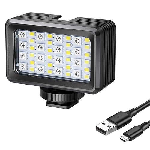 TORR Luz de Relleno de 40 LED, TeléFono MóVil PortáTil, FotografíA en, FotografíA, Luz Suave, CáMara Universal, Luz de Bolsillo de Mano