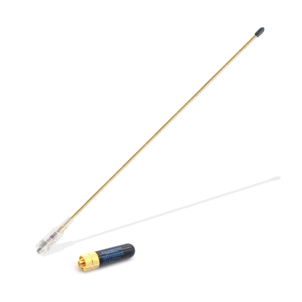 BAOFENG SMA Female VHF UHF Whip Antenna Dual Frequency Antenna VHF 136-174MHz UHF 400-470MHz Amateur Radio Two-Way Radio Antenna 15.35 inches Short 1.91inch