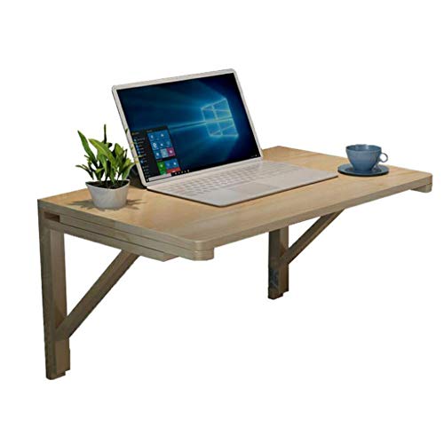 Plegable montado en la Pared sólida Mesa Tabla de Madera Comedor Plegables Tabla del Escritorio Ordenador Aprendizaje Plegable Estudio