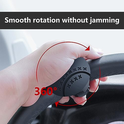Lenkknauf Spinner Auto Lenkradknopf Lenkradknauf - Power Lenkrad Drehknopf Spinner Griff Universal Lenkradspinnknopf Lenkhilfe für Autos, LKW, PKW, Traktoren, Rasenmäher, Gabelstapler