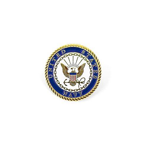 Épingle logo de la marine des États-Unis Aminco bleu marine pin's militaire