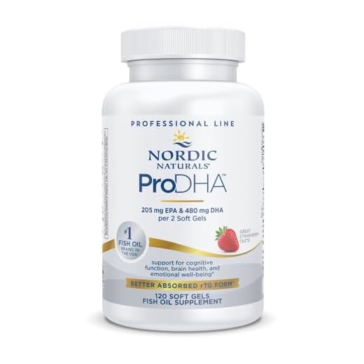 Nordic Naturals ProDHA, Strawberry - 120 Soft Gels - 830 mg Omega-3 - High-Intensity DHA Formula for Neurological Health, Mood & Memory - Non-GMO - 60 Servings