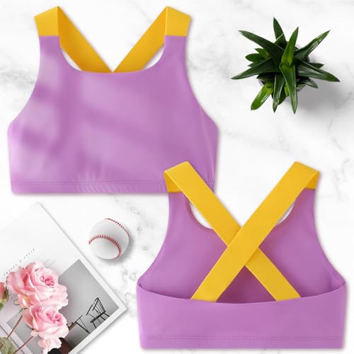 Zupora Girls Training Bras 5-13, 3 Pack Seamless First Bra for Girls Sports Bras - No Pads4