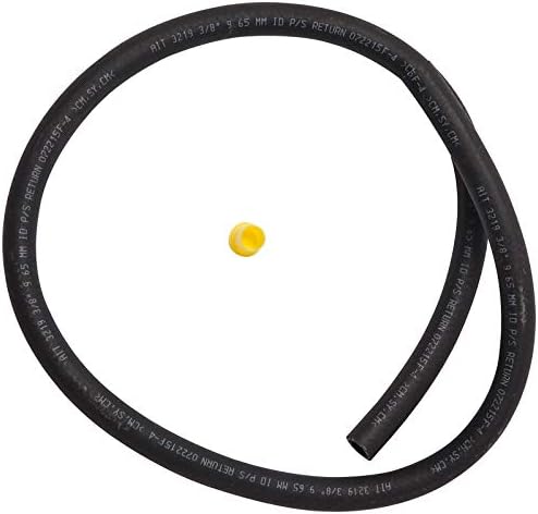 Gates 361970 Power Steering Bulk Return Line Hose (3/8" Diameter 3-Ft. Length), Black