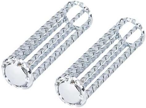 Lowrider Twisted Grips Chrome. Bike Grips, Bicycle Grips, Grips, Beach Cruiser Grips, Mountain Bike Grips