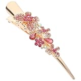 Garneck Große Dekorative Haarklammer Damen Strass Haarspange mit Schmetterlingsdesign Glänzend und Elegant Geeignet für Hochzeit Party Alltag und Besondere Anlässe