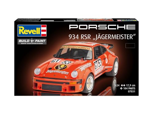 Revell Porsche 934 RSR Jagermeister miniatura 2