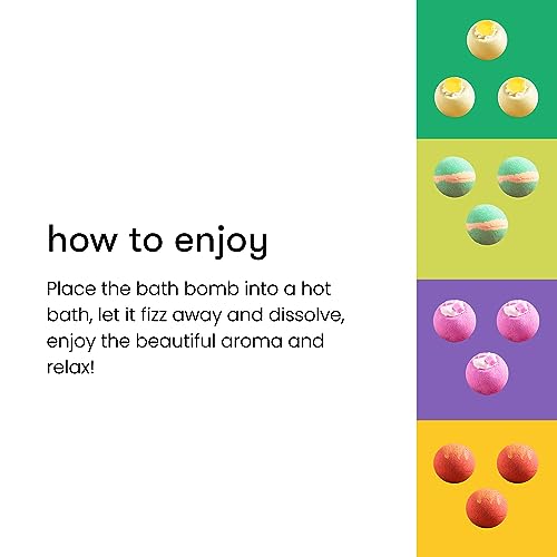 Anihana Bath Bombs | Variety 4 Pack | Essential Oil Scented Aromatherapy Bath Steamers | Raspberry, Peach, Manuka Honey & Grapefruit Lime | Birthday Gifts For Women, Mom & Teens | Me Time Spa Day #TOP3