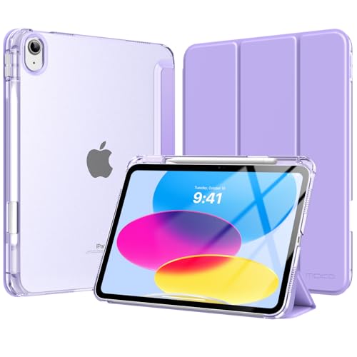 Moko Custodia Per Ipad (A16) 11A Generazione 11 Pollici 2025, Ipad 10A Generazione 10,9" 2022 Con Portapenna, Ipad 10A Gen Cover Trifold Sottile Legge