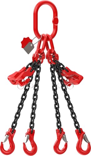 Suspension à 4 brins pour stabiliser le levage de charges asymétriques