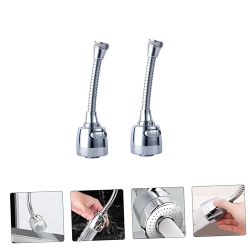 Ahorro de agua para cocina y baño con este extensor de grifo filtro regulable de 12 centímetros 4