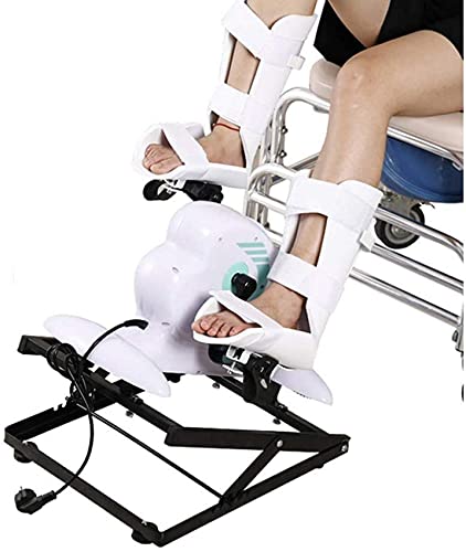 Image of Electric Mini Exercise Bike /Pedal Exerciser with Adjustable Seat and Resistance Post-Surgery Rehabilitation Pedal Trainer with LCD Display Monitor Reads Speed Distance Time (F) (G)