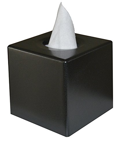 Corby Devon Cube Hotel Tissue Box Cover in Black