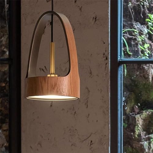 Suspension en bois nordique pour éclairage de chambre et loft