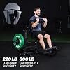 Titan Fitness Seated Ab/Back Extension Machine, Upper Body Abdominal Lower Back Machine, 220 LB Plate-Loaded Capacity, Core and Strength Training Workouts, Home Gym Machine